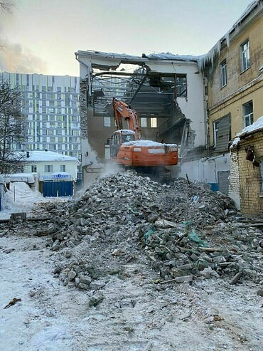Демонтаж строений, зданий и сооружений