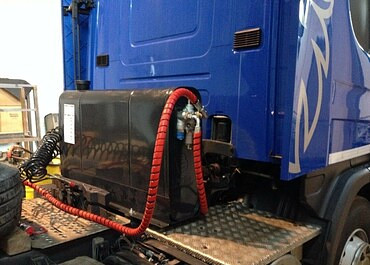 Комплект для гидрофикации тягача для тягачей