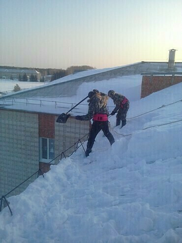 Уборка крыш