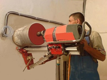 Алмазное бурение бетона