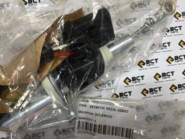 3939019 / XKDE-00662 Соленоид остановки двигателя для Hyundai, Komatsu, JCB и других