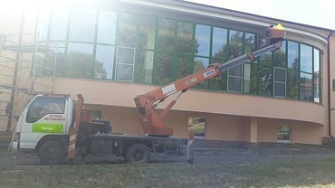 Установка кондиционеров с помощью АВТОВЫШКИ