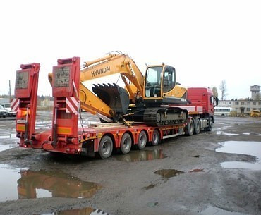 Перевозка негабаритных грузов тралом