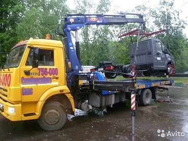 Камаз 4308 с прямой платформой и кму