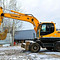 JCB, Hyundai, Hitachi, Komatsu
