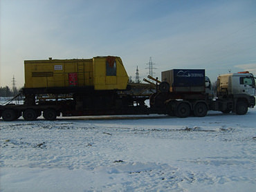 Негабаритные перевозки тралом