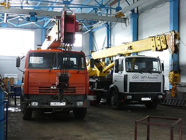 Ремонт основного рабочего оборудования автокранов