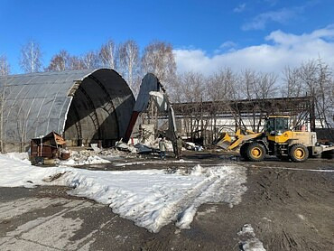 Выполним демонтаж