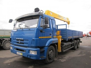 КАМАЗ-65117 с КМУ SOOSAN 736