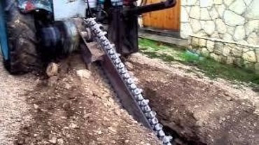 Рытьё траншей