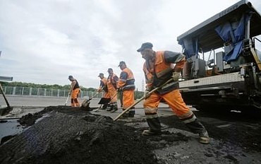 Работы по асфальтированию