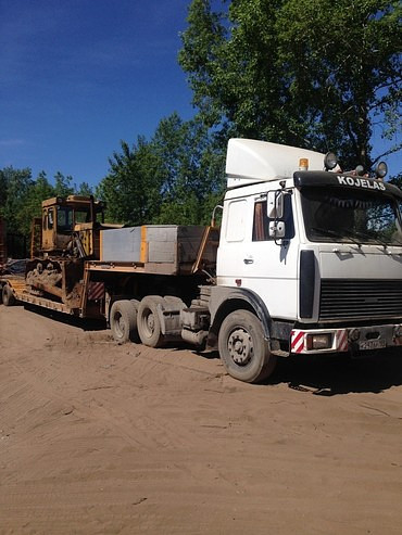 МАЗ и Goldhofer 35т