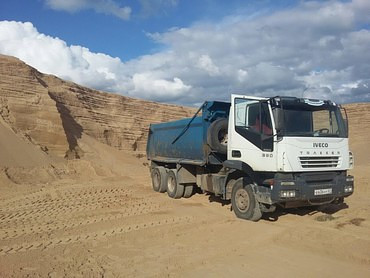 Услуги доставки щебня