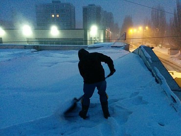 Уборка снега спецтехникой