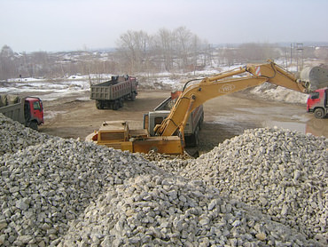 Перевозка щебня