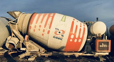 Установка для автобетоносмесителей Камаз, Маз