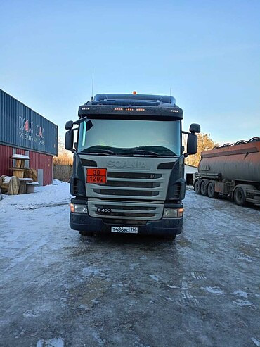 Автопоезд Скания с ППЦ Сеспель