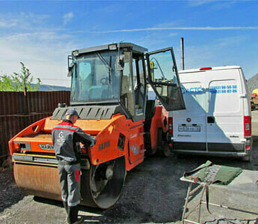 Ремонт и обслуживание дорожных катков, фрез и асфальтоукладчиков