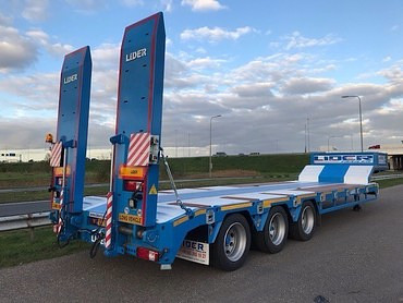 Lider 3 axle lowbed semi trailer