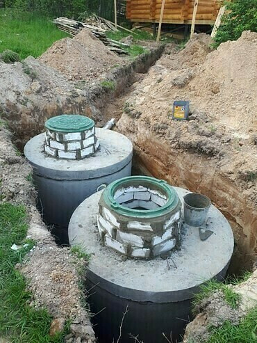 Установка септиков под ключ