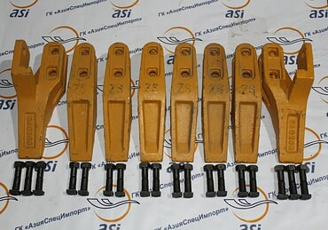 КОМПЛЕКТ ЗУБОВ С БОЛТАМИ НА LW500 для погрузчиков фронтальных