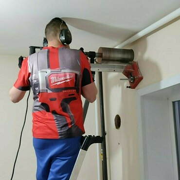 Алмазное бурение отверстий услуги