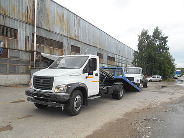 Газон NEXT со сдвижной платформой L5м