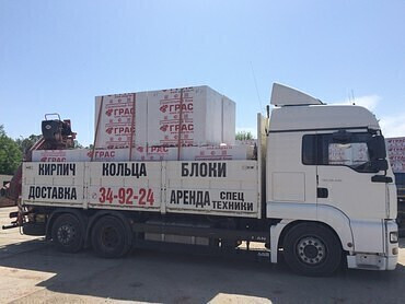 Доставка строительных материалов, ЖБИ. Продажа