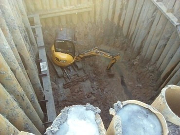 Рытьё котлованов