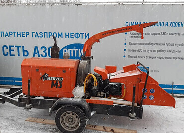 Спил деревьев и кустов, опиловка