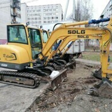 Рытье траншей, котлованов, ям