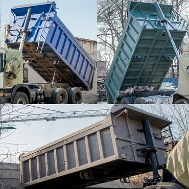 Покраска самосвалов