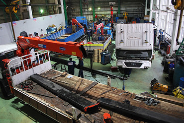 Ремонт кранов-манипуляторов корейского и японского производства