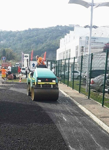 Строительство автодорог