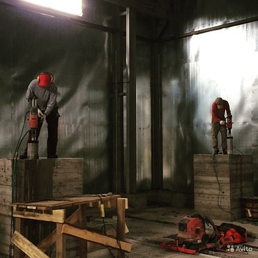 Алмазное бурение отверстий услуги