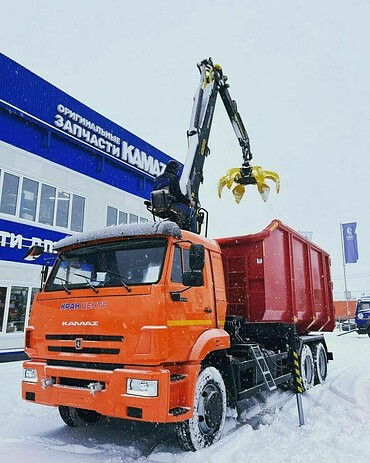 Камаз самосвал с КМУ 659004