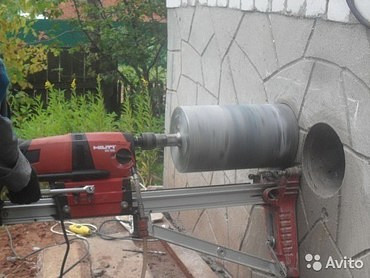 Алмазное бурение бетона