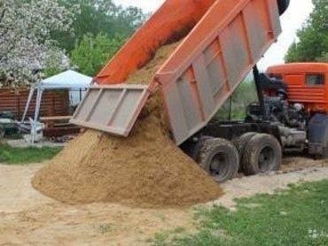 Доставка песка, щебня, грунта, ПГС, асфальта
