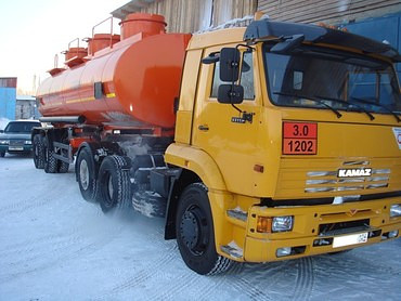 Доставка топлива бензовозом НЕФАЗ