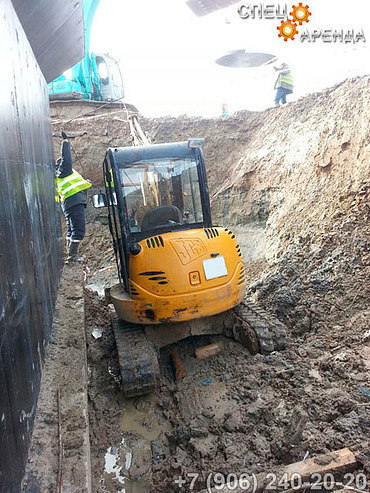Выполним земляные работы