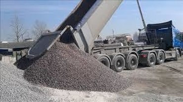 Услуги перевозки щебня