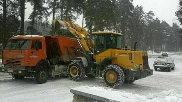 Очистка территорий от снега