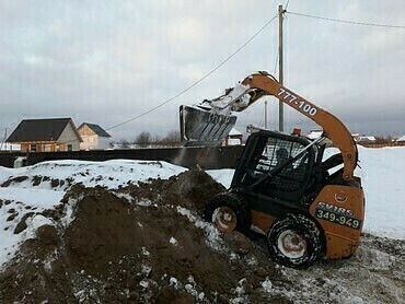 Копаем котлован под фундамент