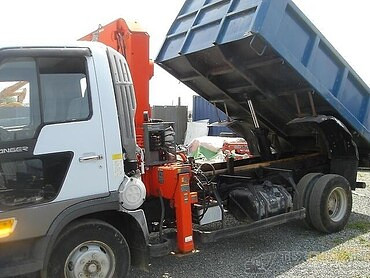 HINO RANGER самосвал с КМУ