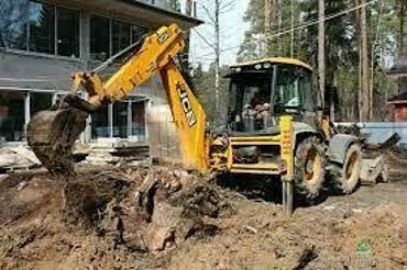 Корчевание деревьев, пней и кустарников
