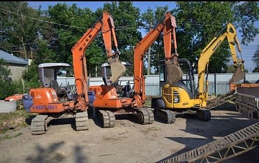 Копка  траншей, фундаментов, водопроводов