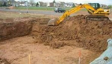 Копка траншей, котлованов, фундаментов, прудов