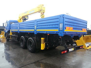 КАМАЗ 65117 КМУ SOOSAN 736LII