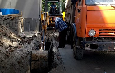 Рытье котлованов, траншей