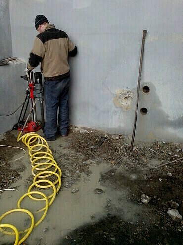 Алмазное бурение бетона